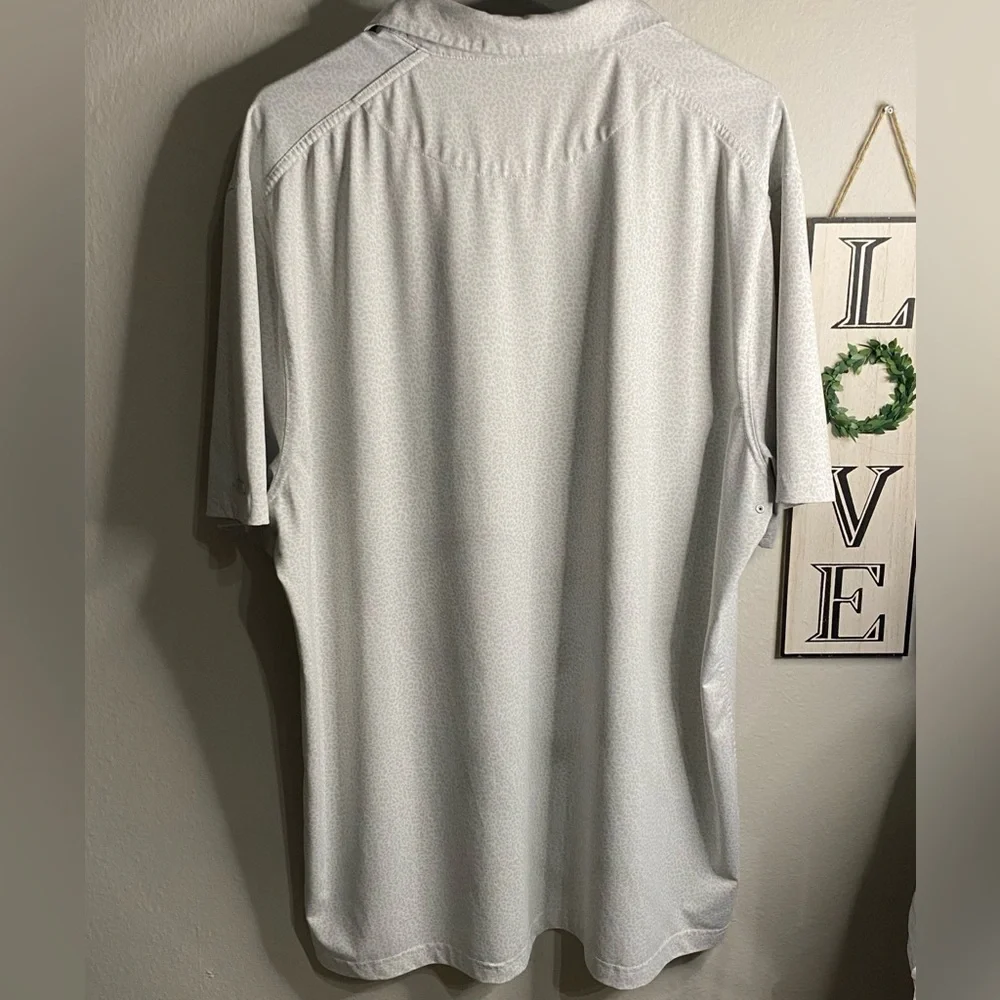 MENS NIKE DRI-FIT COLLARED SHORT SLEEVE SHIRT